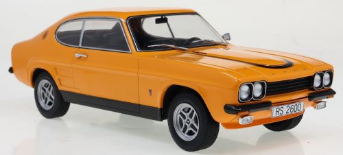 mcg - 1:18 ford capri mk i rs 2600 orange/black 1973 diecast model