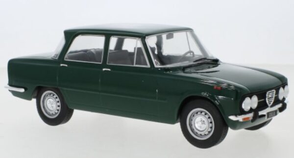 mcg - 1:18 alfa romeo giulia nuova super dark green 1974 diecast model