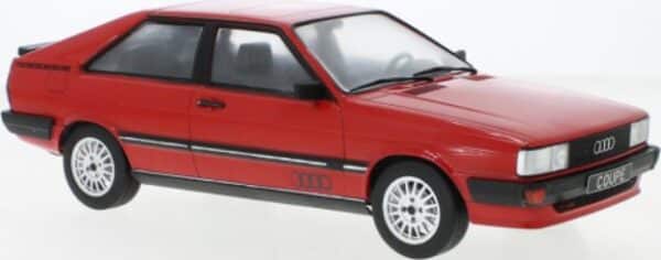 mcg - 1:18 audi coupe gt red 1983 diecast model