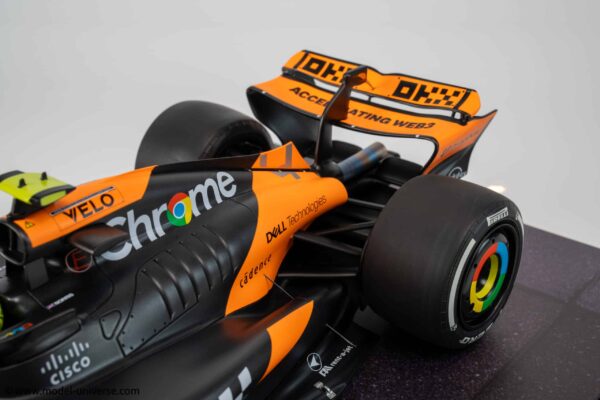 Minichamps 1:12 McLaren F1 MCL38 Lando Norris #4 Winner Miami GP 2024 - Limited Edition Resin Model 27 mclaren mcl38 lando norris miami first win minichamps 112 scale 02