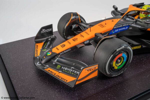 Minichamps 1:12 McLaren F1 MCL38 Lando Norris #4 Winner Miami GP 2024 - Limited Edition Resin Model 23 mclaren mcl38 lando norris miami first win minichamps 112 scale 08