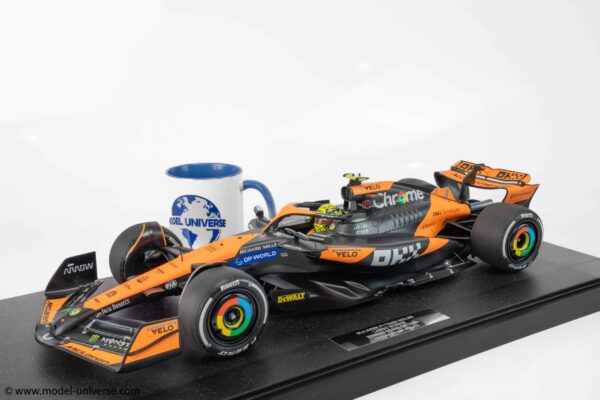 Minichamps 1:12 McLaren F1 MCL38 Lando Norris #4 Winner Miami GP 2024 - Limited Edition Resin Model 16 mclaren mcl38 lando norris miami first win minichamps 112 scale 11