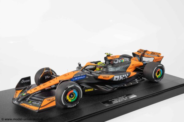 Minichamps 1:12 McLaren F1 MCL38 Lando Norris #4 Winner Miami GP 2024 - Limited Edition Resin Model 17 mclaren mcl38 lando norris miami first win minichamps 112 scale 12