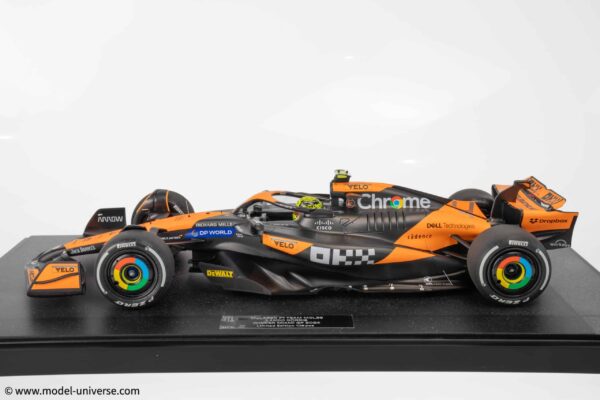 Minichamps 1:12 McLaren F1 MCL38 Lando Norris #4 Winner Miami GP 2024 - Limited Edition Resin Model 19 mclaren mcl38 lando norris miami first win minichamps 112 scale 13
