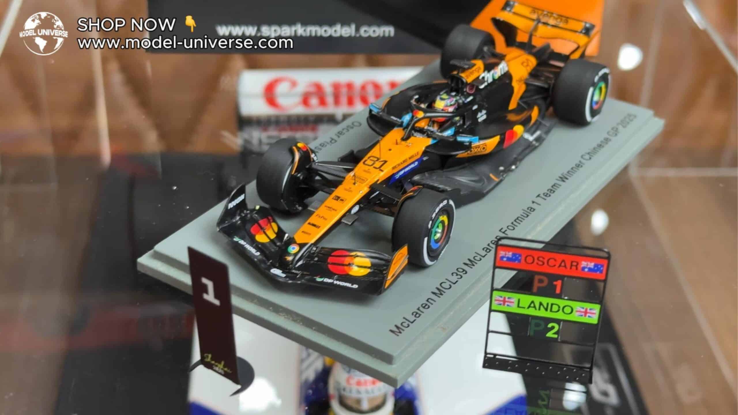 Spark McLaren F1 MCL38 Piastri Monaco 2024 1/43 - Modélisme
