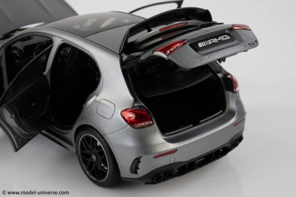 mercedes a45 s matt grey diecast model nzg white 01