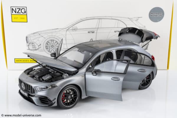mercedes a45 s matt grey diecast model nzg white 12