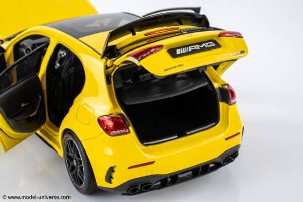 mercedes a45 s yellow diecast model nzg white 01