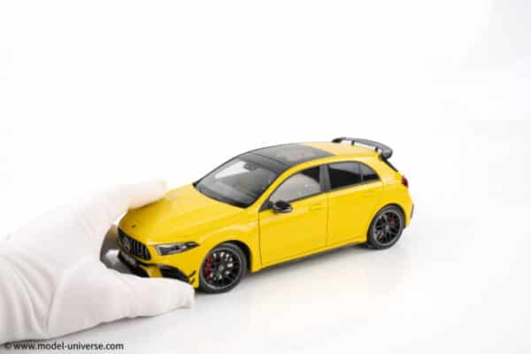 mercedes a45 s yellow diecast model nzg white 04