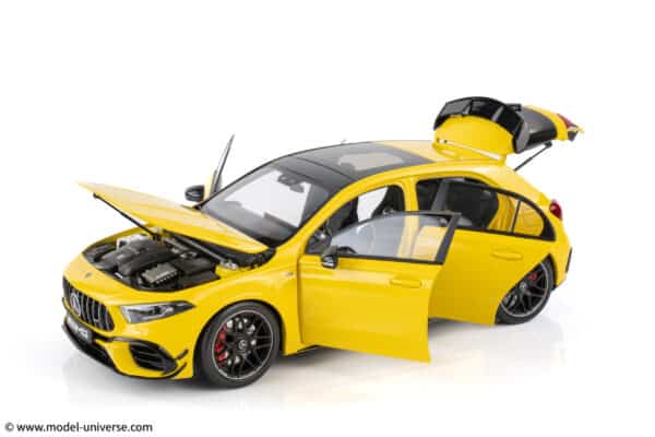 mercedes a45 s yellow diecast model nzg white 11