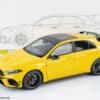 mercedes a45 s yellow diecast model nzg white 13