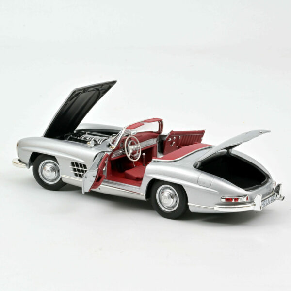 норев - 1:18 mercedes-benz 300 sl roadster 1957 серебристый