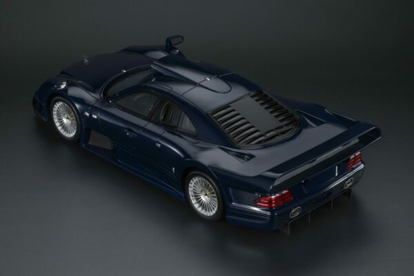 top marques - 1:12 mercedes benz clk gtr (strassenversion) dark blue metallic