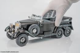 MCG - 1:18 Mercedes-Benz G4 (W31) Six-Wheeler Cabriolet Black 1938 - Diecast Model