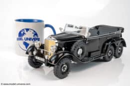 MCG - 1:18 Mercedes-Benz G4 (W31) Six-Wheeler Cabriolet Black 1938 - Diecast Model
