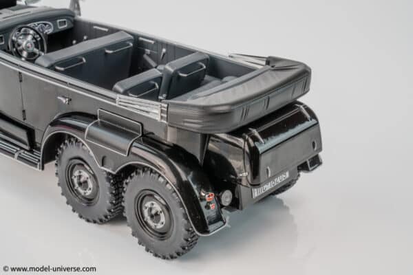 MCG - 1:18 Mercedes-Benz G4 (W31) Six-Wheeler Cabriolet Black 1938 - Diecast Model