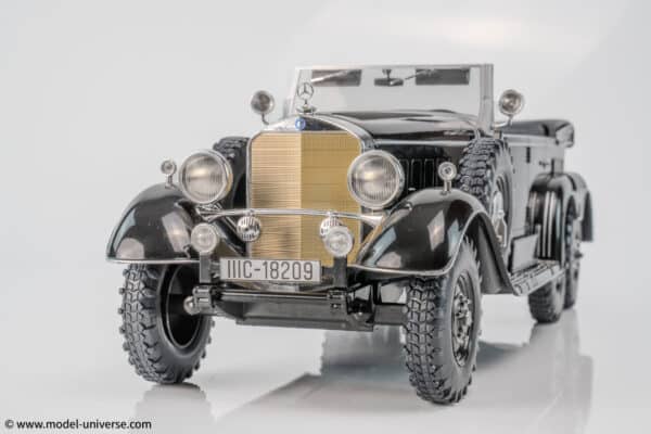 MCG - 1:18 Mercedes-Benz G4 (W31) Six-Wheeler Cabriolet Black 1938 - Diecast Model