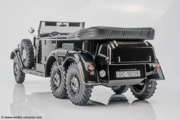 MCG - 1:18 Mercedes-Benz G4 (W31) Six-Wheeler Cabriolet Black 1938 - Diecast Model