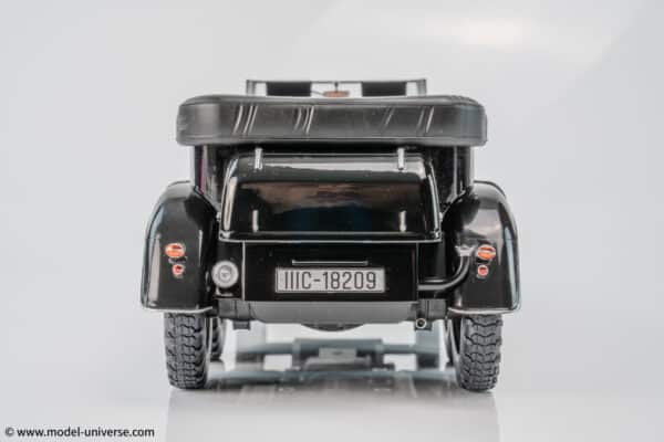 MCG - 1:18 Mercedes-Benz G4 (W31) Six-Wheeler Cabriolet Black 1938 - Diecast Model