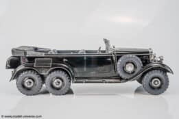 MCG - 1:18 Mercedes-Benz G4 (W31) Six-Wheeler Cabriolet Black 1938 - Diecast Model