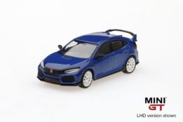 MGT00017-L - 1/64 HONDA CIVIC TYPE R (FK8)  AEGEAN BLUE WITH MODULO KIT (LHD)