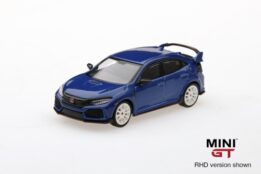 MGT00017-R - 1/64 HONDA CIVIC TYPE R (FK8)  AEGEAN BLUE WITH MODULO KIT (RHD)