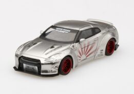 MGT00049-L - 1/64 LB WORKS NISSAN GT-R R35 TYPE 1 REAR WING VERSION 2 SATIN SILVER (LHD)