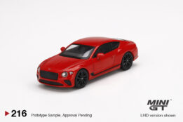 MGT00216-R - 1/64 BENTLEY CONTINENTAL GT ST JAMES RED (RHD)