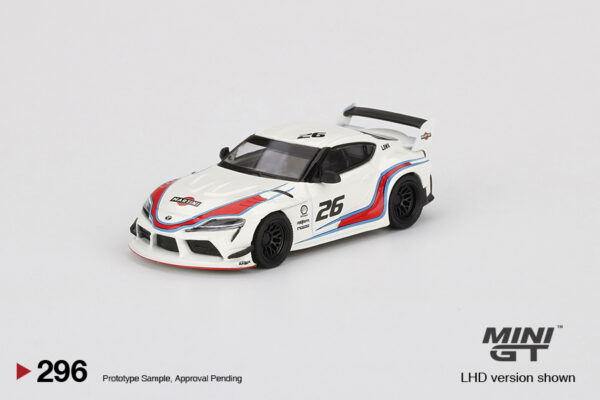 MGT00296-R - 1/64 LB WORKS TOYOTA GR SUPRA MARTINI RACING (RHD)