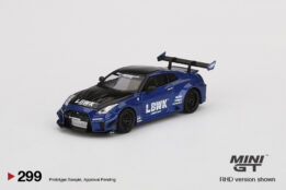 MGT00299-L - 1/64 LB-SILHOUETTE WORKS GT NISSAN 35GT-RR VER.2 LBWK BLUE (LHD)