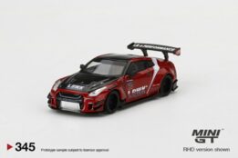 MGT00345-L - 1/64 LB WORKS NISSAN GT-R R35 TYPE 2 REAR WING VER 3 RED LB WORK LIVERY 2.0 (LHD)