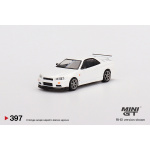 MGT00397-R - 1/64 NISSAN SKYLINE GT-R (R34) V-SPEC N1 WHITE (RHD)