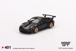 MGT00401-L - 1/64 PORSCHE 911(991) GT2 RS WEISSACH PACKAGE BLACK (LHD)