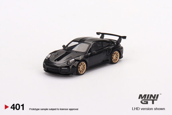 MGT00401-L - 1/64 PORSCHE 911(991) GT2 RS WEISSACH PACKAGE BLACK (LHD)