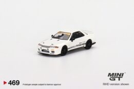 MGT00469-R - 1/64 TOP SECRET NISSAN SKYLINE GT-R VR32 WHITE (RHD)