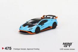 MGT00475-R - 1/64 LAMBORGHINI HURACAN STO BLU LAUFEY (RHD)