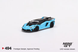 MGT00494-L - 1/64 LAMBORGHINI LB-SILHOUETTE WORKS AVENTADOR GT EVO BABY BLUE (LHD)