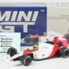 Mini GT - 1:64 McLaren MP4/6 No.1 Ayrton Senna 2nd Place Japanese GP 1991 - Diecast Model 12 Mini GT 1:64 McLaren MP4/6 No.1 Ayrton Senna 2nd Place Japanese GP 1991 diecast model (MGT01120-L) - with box and decal sheet