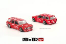 MGTKHMG020 - 1/64 KAIDO DATSUN 510 WAGON FIRE V1