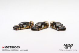MGTS0003 - 1/64 MERCEDES BENZ 190E 2.5-16 EVOLUTION II 1991 MACAU GUIA RACE OF MACAU AMG/ZUNG FU 3 CARS SET LIMITED EDITION 3000