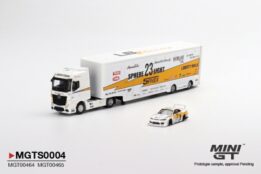 MGTS0004 - 1/64 LB RACING RACING TRANSPORTER SET (INCLUDED 1 TRANSPORTER AND 1 CAR)