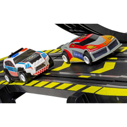 micro scalextric law enforcer mains powered race set - 1:64 (g1149m)