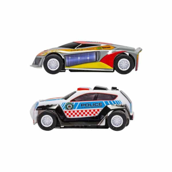 micro scalextric law enforcer mains powered race set - 1:64 (g1149m)
