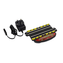 micro scalextric mains powered track piece uk - 1:64 (g8043)