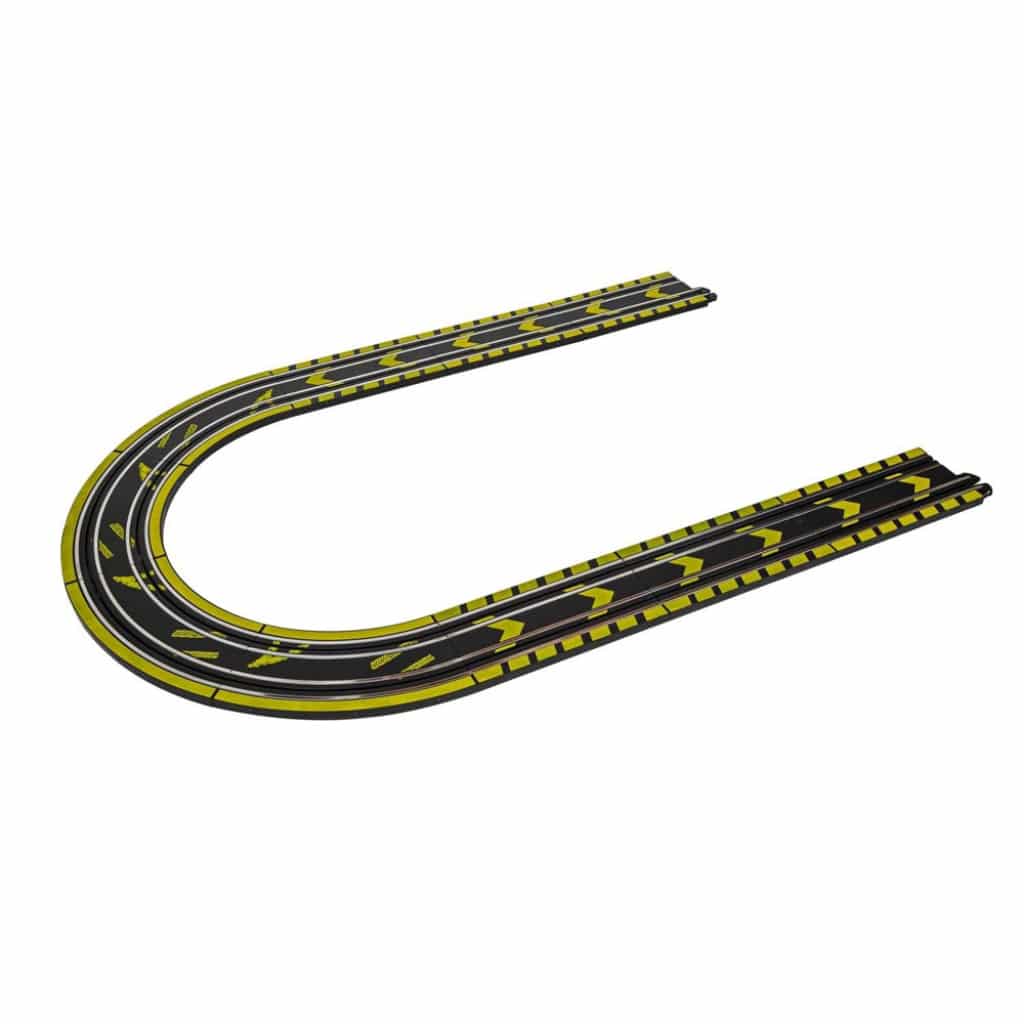 Scalextric R1 Curve Micro Scalextric Track Extension Pack - Straights & Curves - 1:64 (G8045)