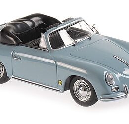 Maxichamps 940064231 Porsche 356a cabriolet blue diecast model