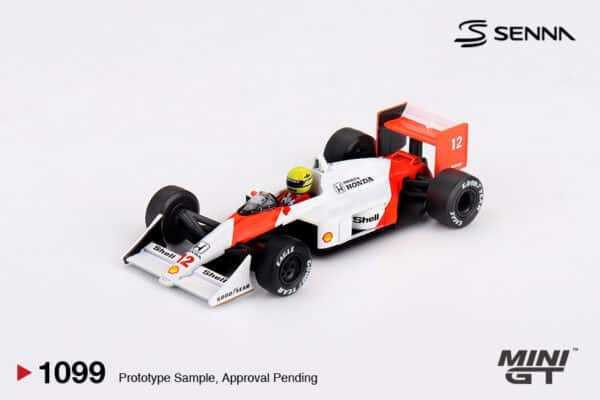 Mini GT 1:64 McLaren MP4/4 No.12 Ayrton Senna Winner Japanese GP 1988 World Champion Blister Edition (MGT01099-BL) Diecast Model - Image 2
