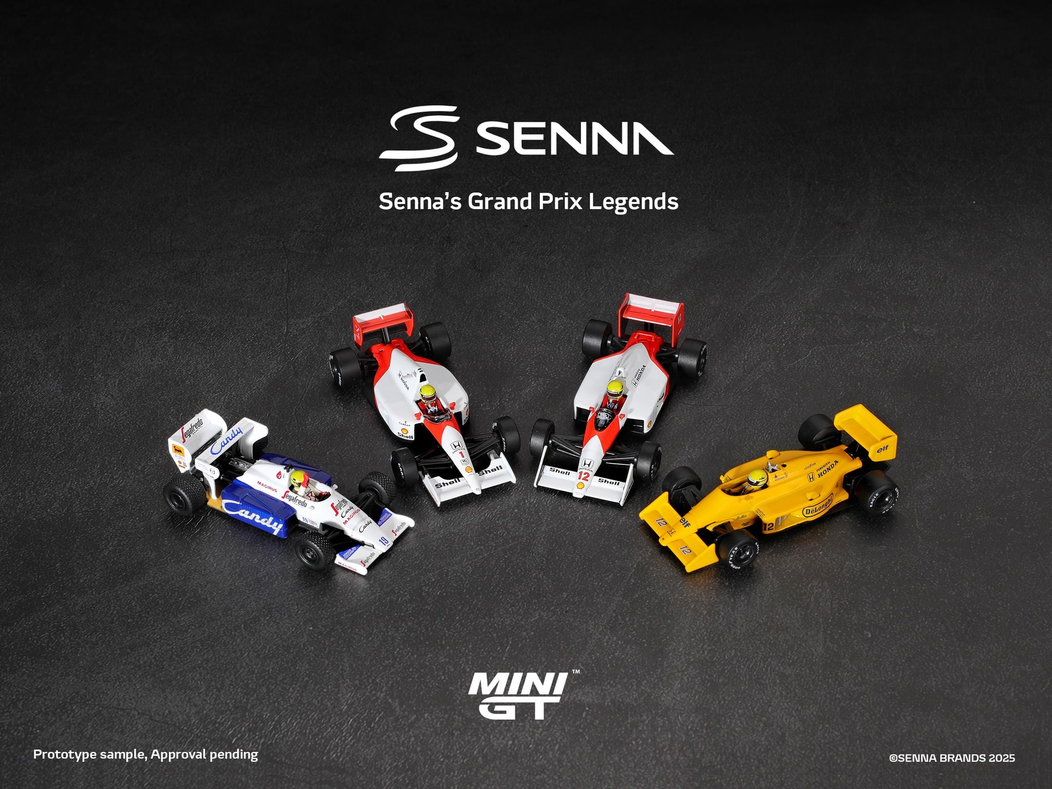 新型ミニ GT アイルトン・セナ F1 コレクションモデルを予約注文