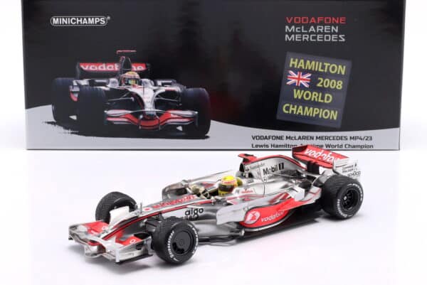 Minichamps 1:18 McLaren MP4/23 No.22 Lewis Hamilton Brazilian GP F1 World Champion 2008 (533081832) Diecast Model