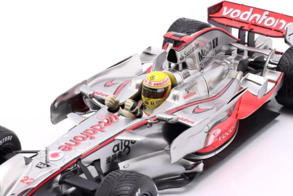 Minichamps 1:18 McLaren MP4/23 No.22 Lewis Hamilton Brazilian GP F1 World Champion 2008 (533081832) Diecast Model 15 Minichamps 1:18 McLaren MP4/23 No.22 Lewis Hamilton Brazilian GP F1 World Champion 2008 (533081832) Diecast Model